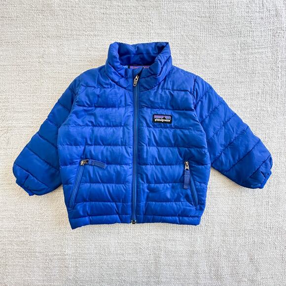Patagonia Blue Lightweight Puffer Jacket VGUC 6mo